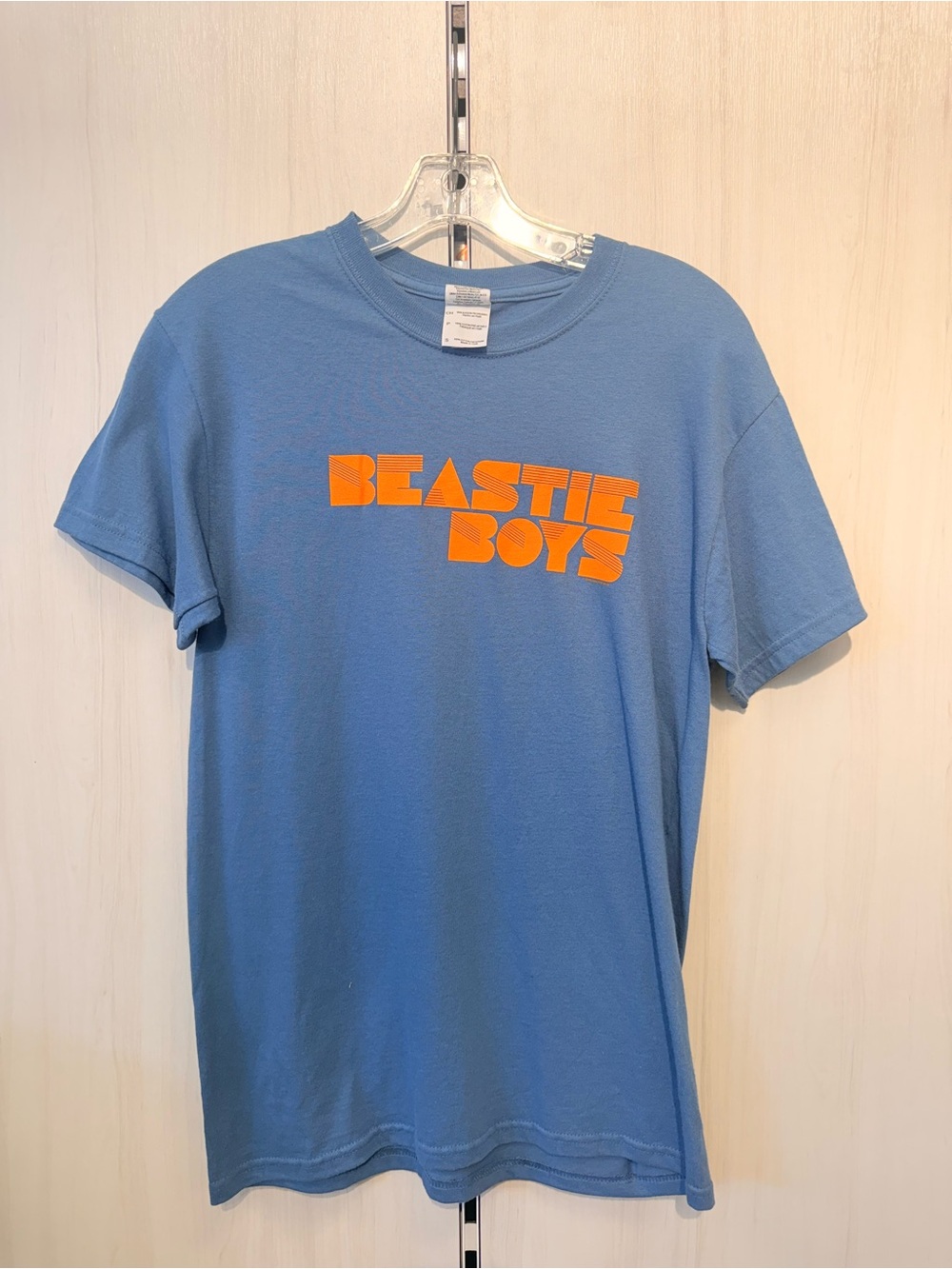 Beastie Boys Blue Graphic Tee with Orange Logo